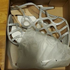 Silver heels